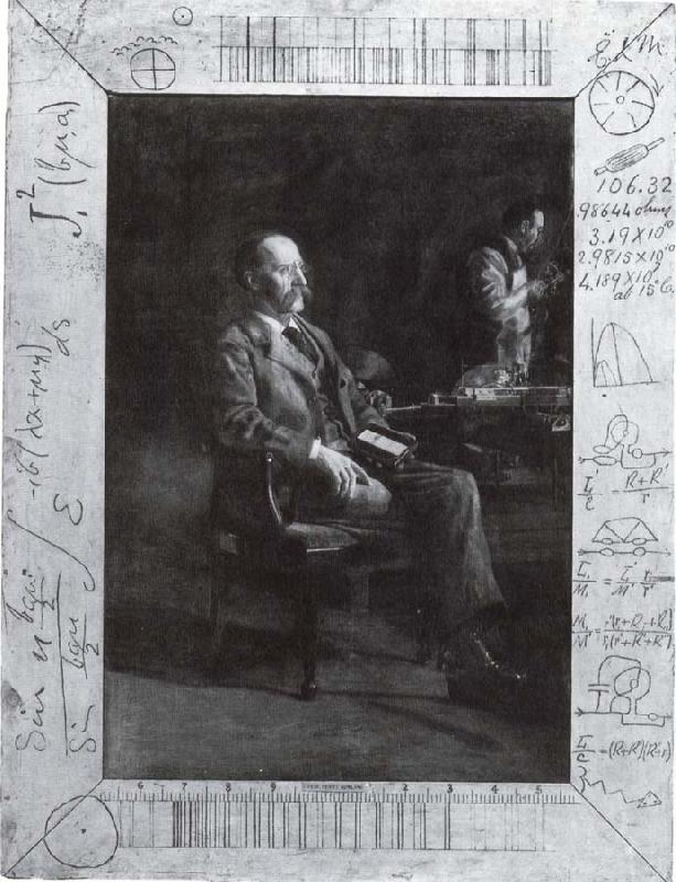 Thomas Eakins Bildnis des Physikers Henry A Rowland oil painting image
